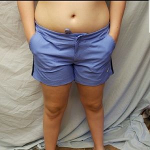 Blue Nike shorts